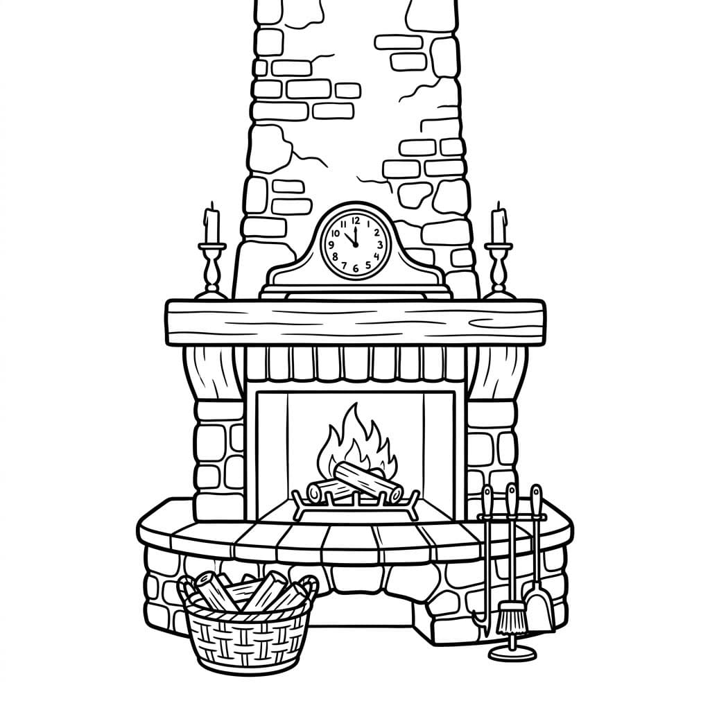 Sten Ildsted Tegninger til Farvelægning