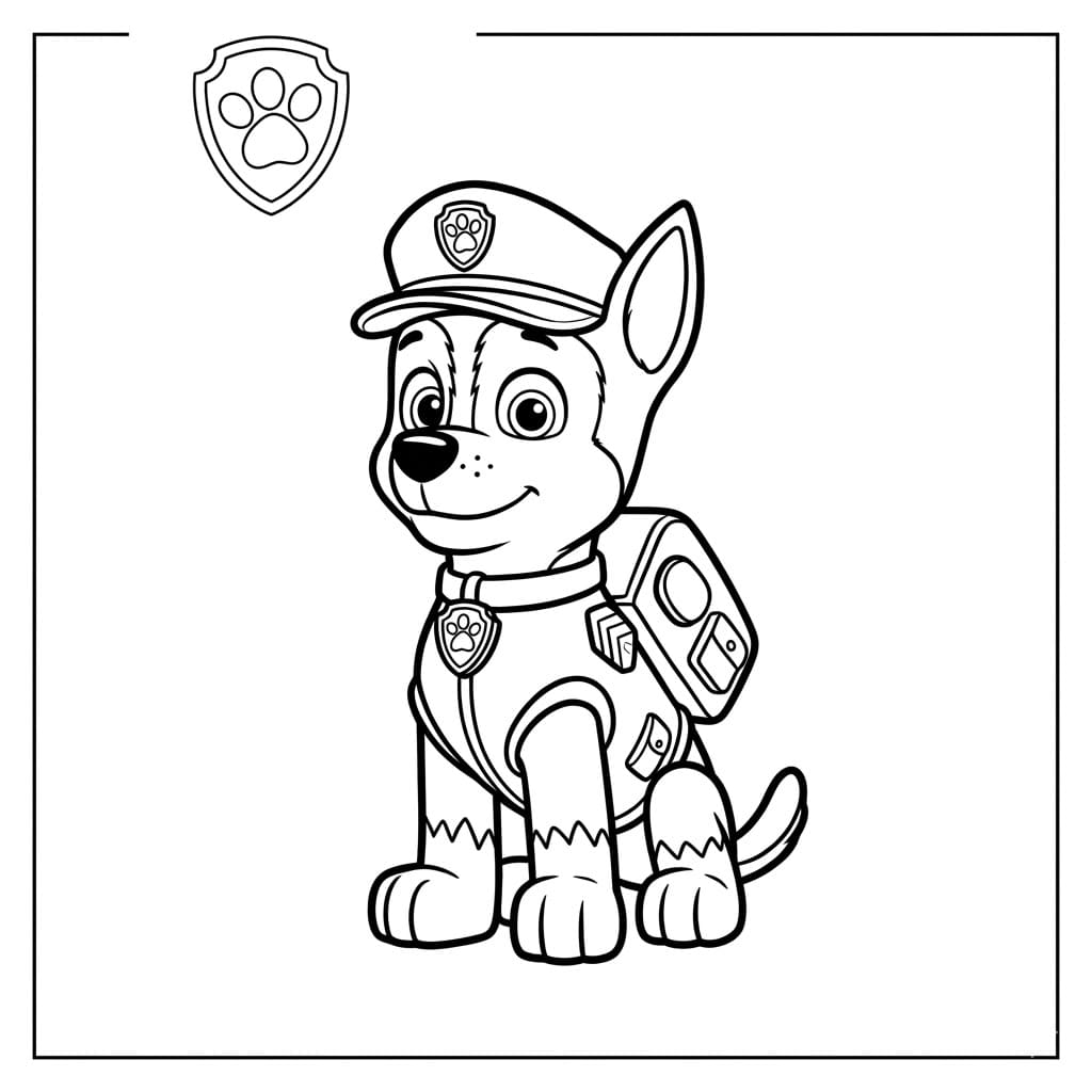 Stolt Chase Tegninger til Farvelægning