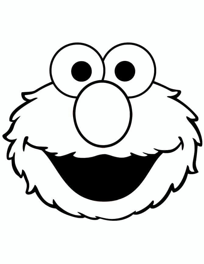Elmo-ansigt Tegninger til Farvelægning