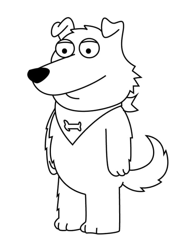 Family Guy New Brian Tegninger til Farvelægning