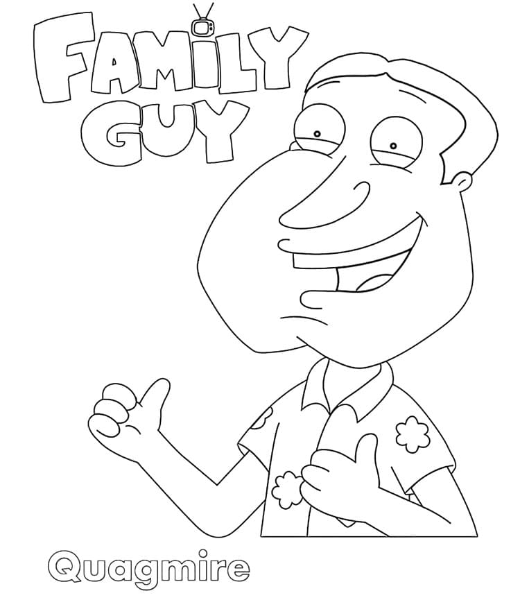 Family Guy Quagmire Tegninger til Farvelægning