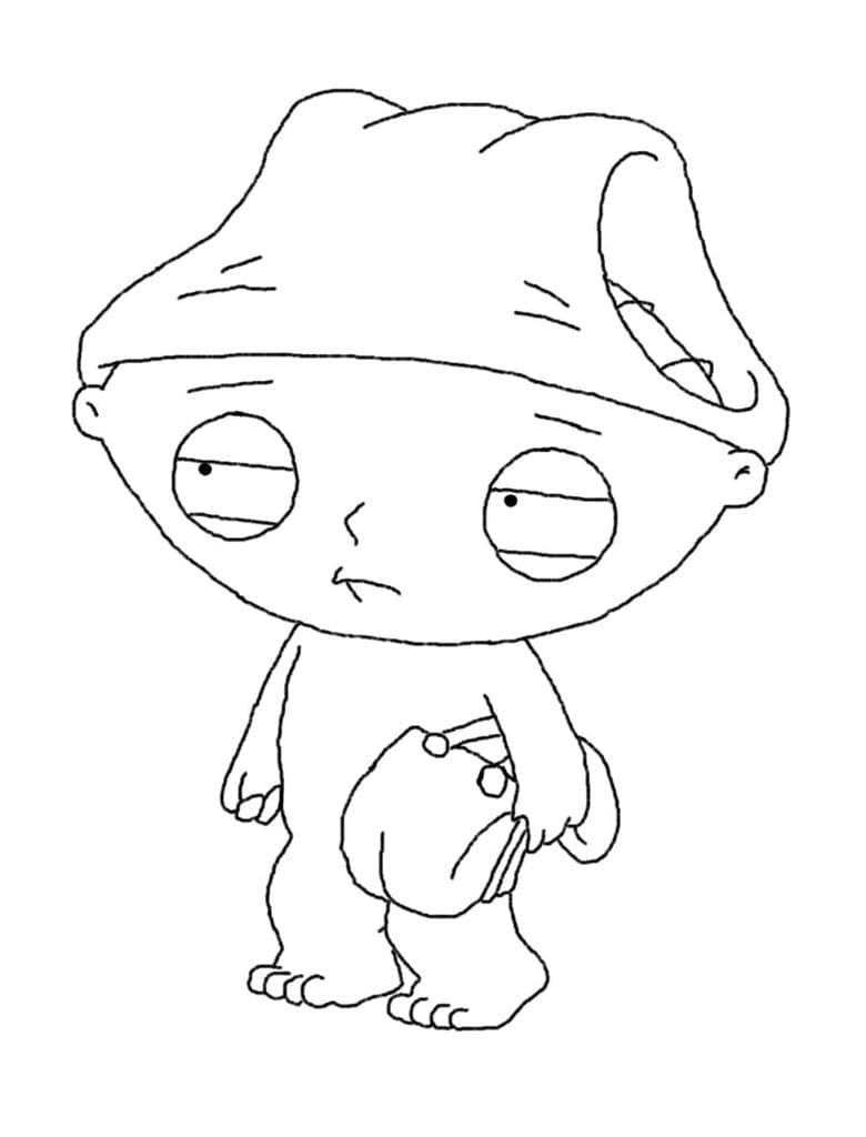 Family Guy Stewie Tegninger til Farvelægning