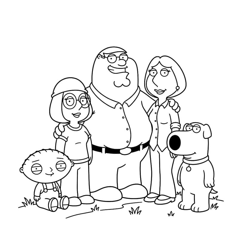 Family Guy Tegninger til Farvelægning