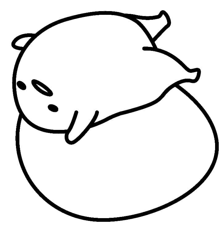 Gudetama Egg Tegninger til Farvelægning