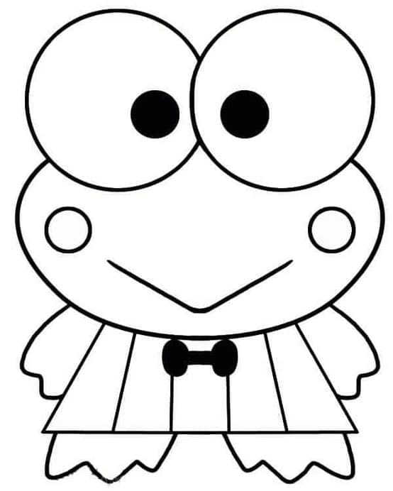 Kero Kero Keroppi Tegninger til Farvelægning