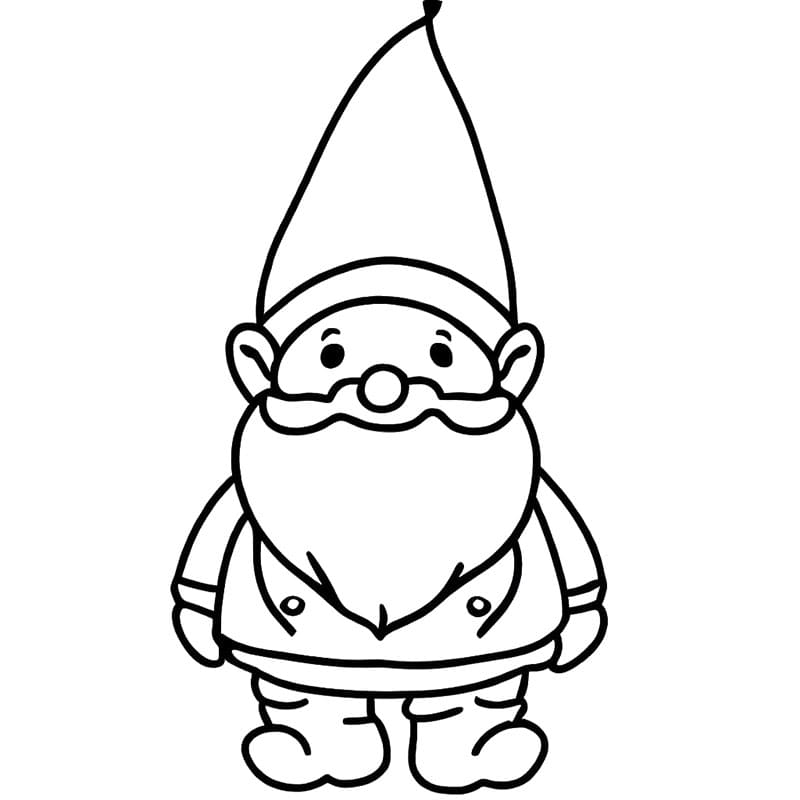 Lille gnome Tegninger til Farvelægning