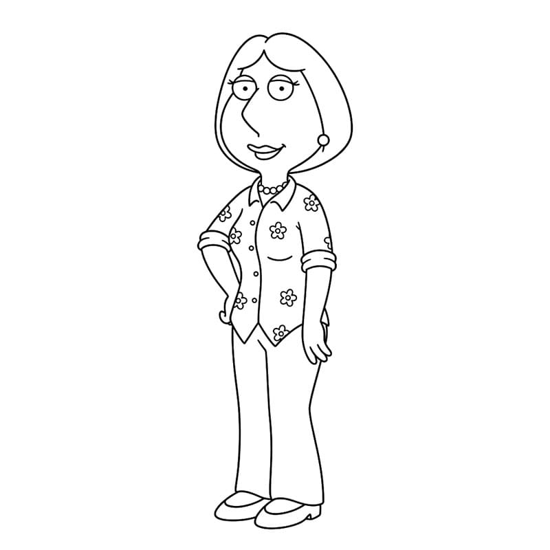 Lois Griffin Tegninger til Farvelægning