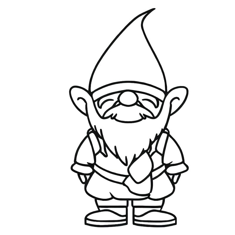 Normal gnome Tegninger til Farvelægning