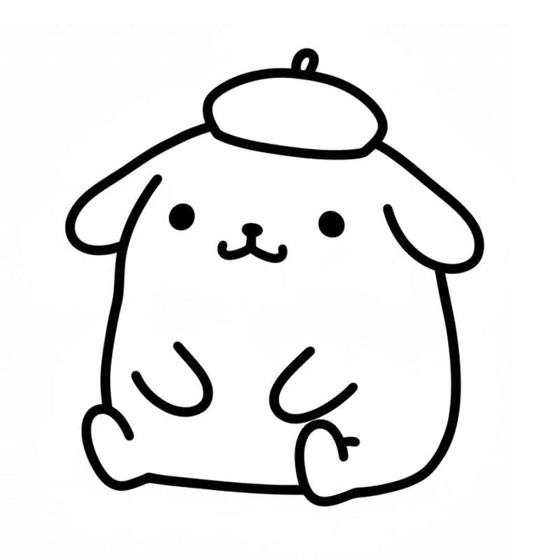 Pompompurin Tegninger til Farvelægning