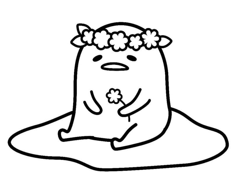 Gudetama Tegninger til Farvelægning