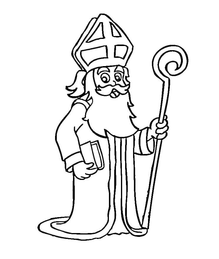 Gratis billede af Sankt Nikolaus Tegninger til Farvelægning