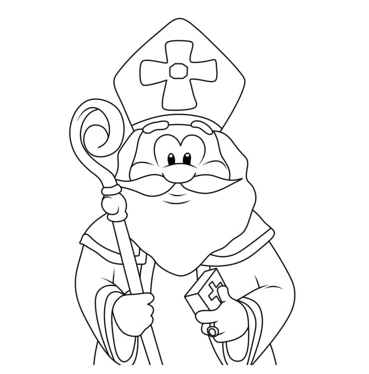 Tegneserie Sankt Nikolaus Tegninger til Farvelægning
