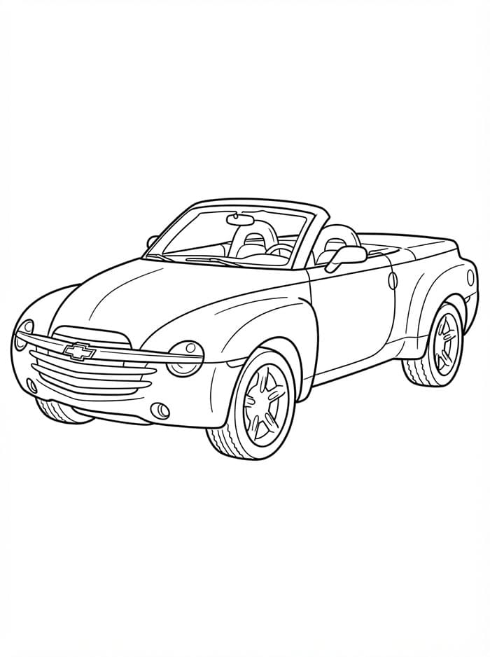 Chevrolet SSR Tegninger til Farvelægning