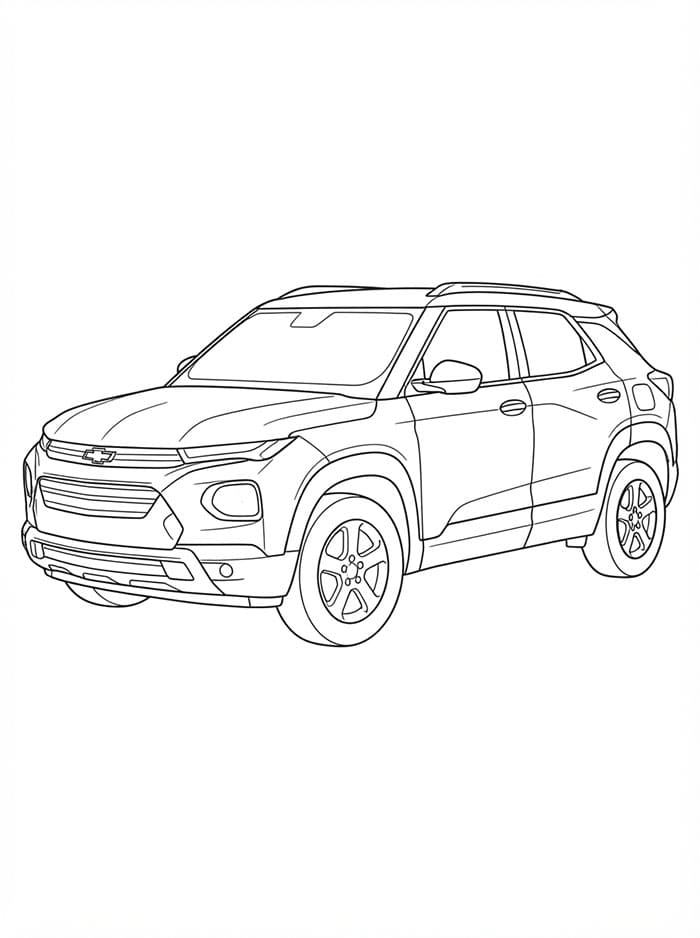 Chevrolet Tegninger til Farvelægning
