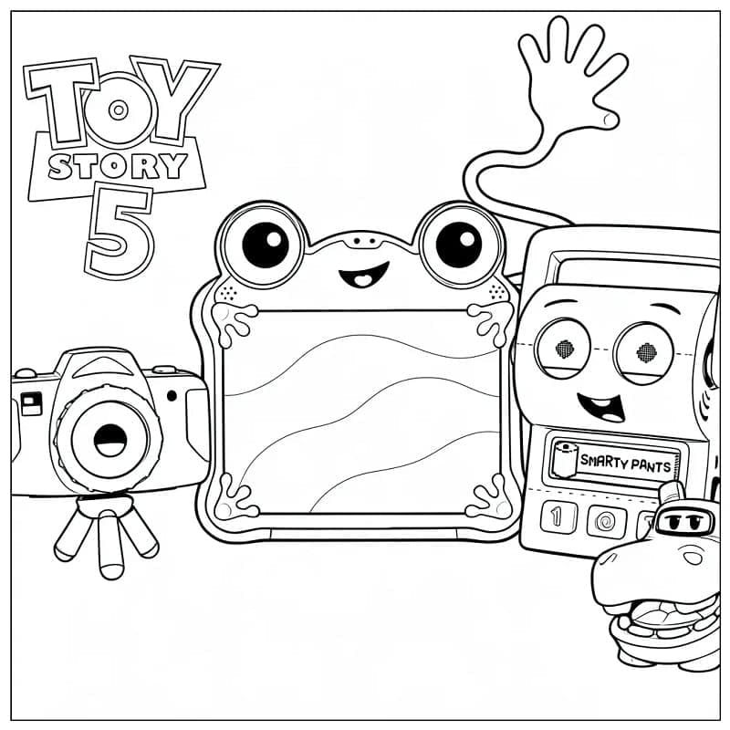 Disney Pixar Toy Story 5 Tegninger til Farvelægning