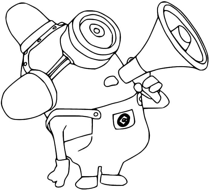 Gratis Minions og Monstre billede Tegninger til Farvelægning