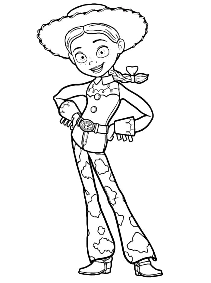 Jessie Toy Story 5 Tegninger til Farvelægning