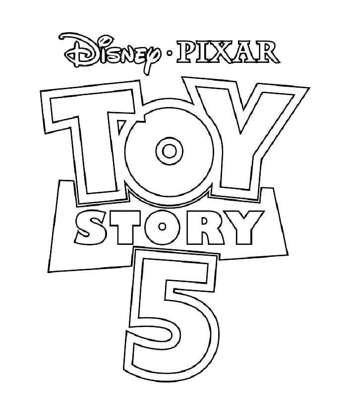 Toy Story 5 logo Tegninger til Farvelægning