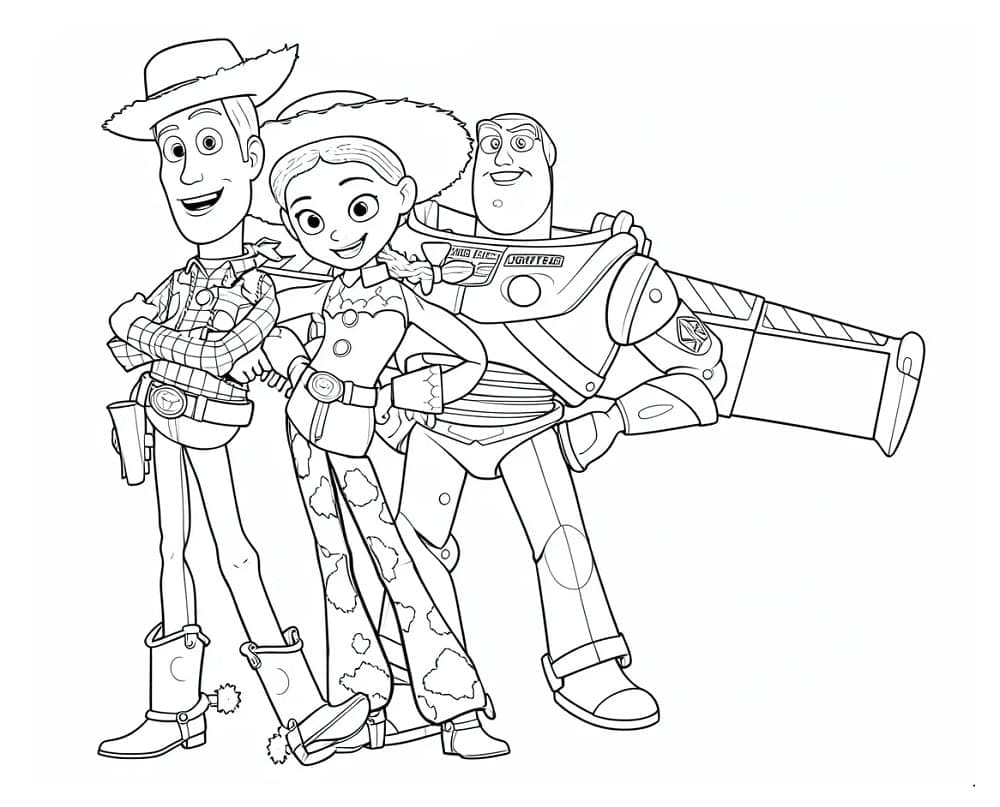Toy Story 5 Tegninger til Farvelægning