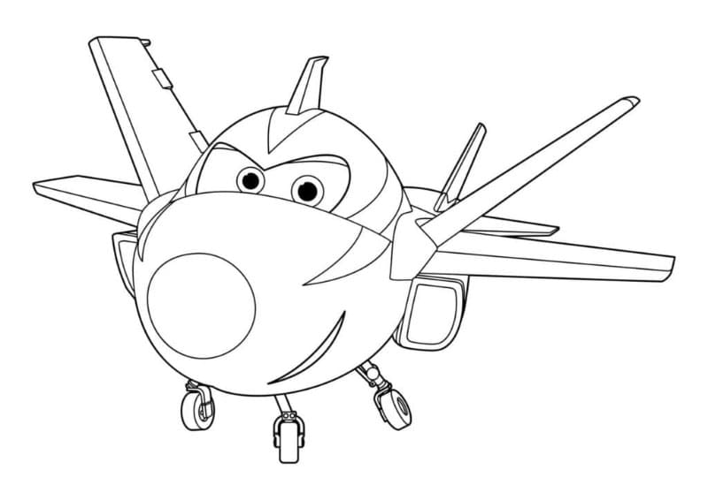 Fantastiske Jerome Super Wings Tegninger til Farvelægning