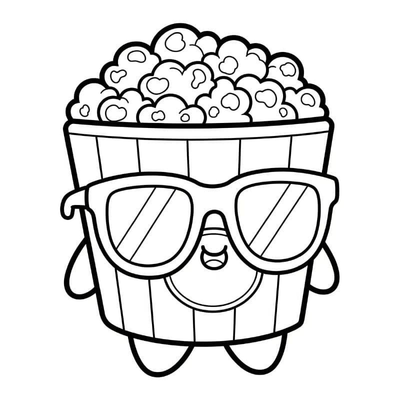 Idol popcorn Tegninger til Farvelægning