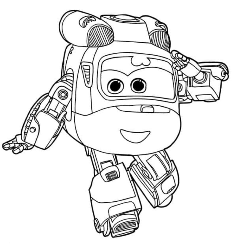 Super Wings Dizzy Tegninger til Farvelægning