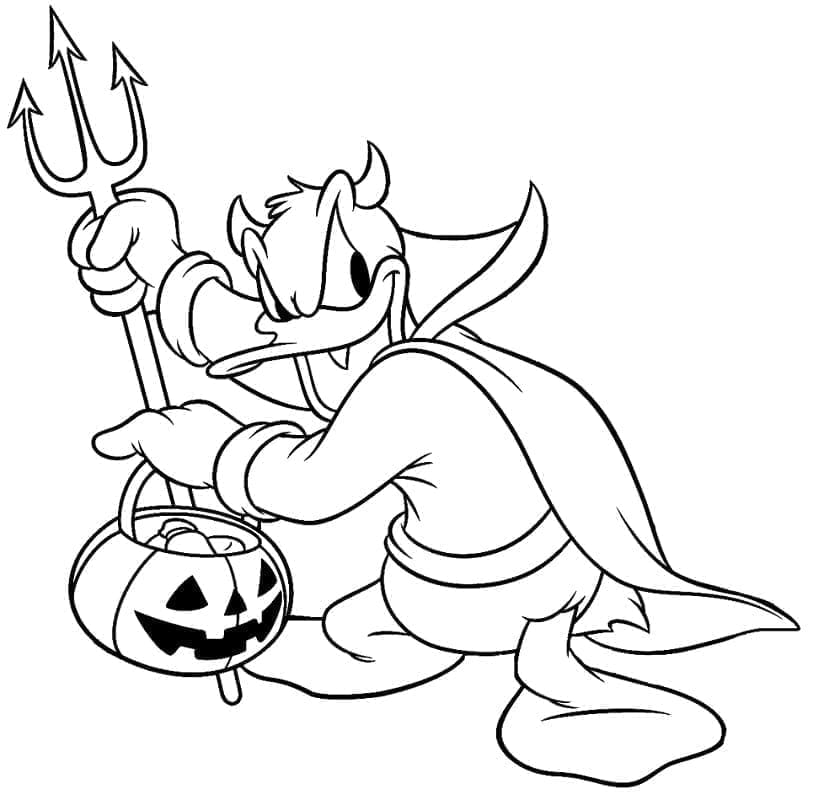 Disney Halloween Tegninger til Farvelægning