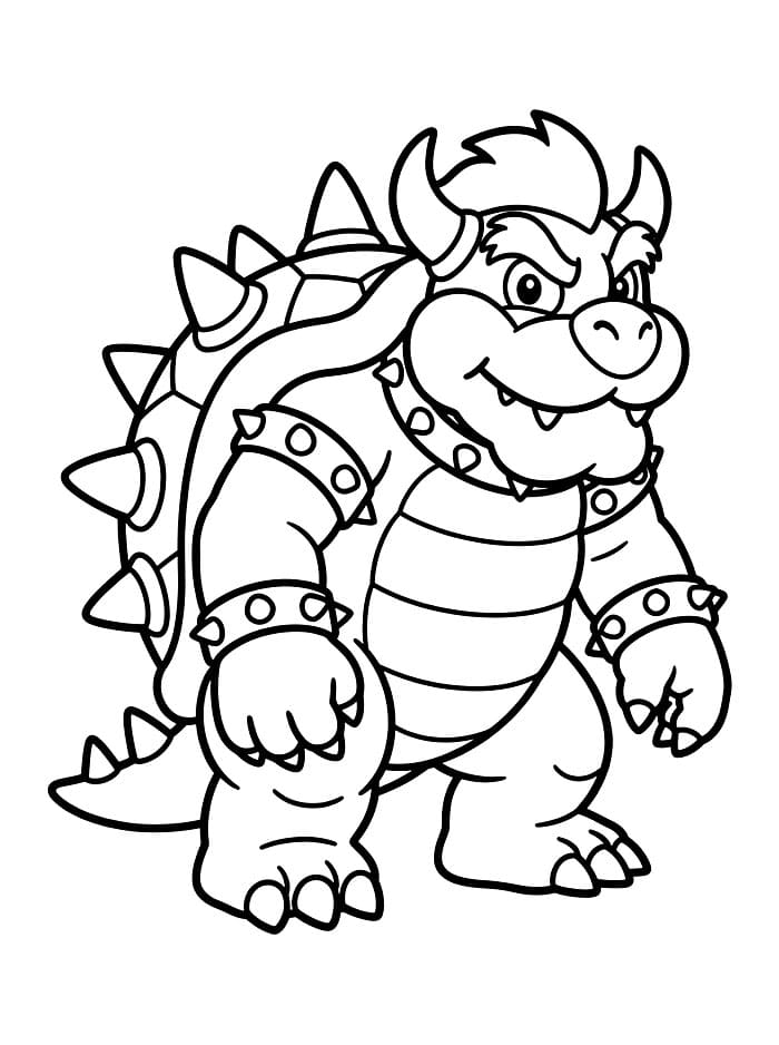 Bowser stående Tegninger til Farvelægning