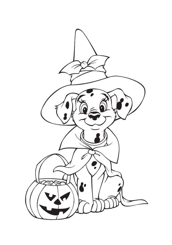 Gratis Disney Halloween Tegninger til Farvelægning