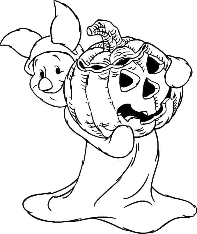 Grisling Disney Halloween Tegninger til Farvelægning