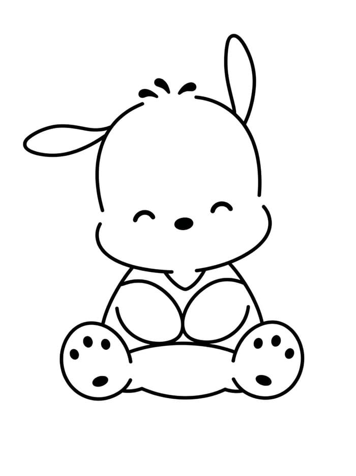 Pochacco glad Tegninger til Farvelægning