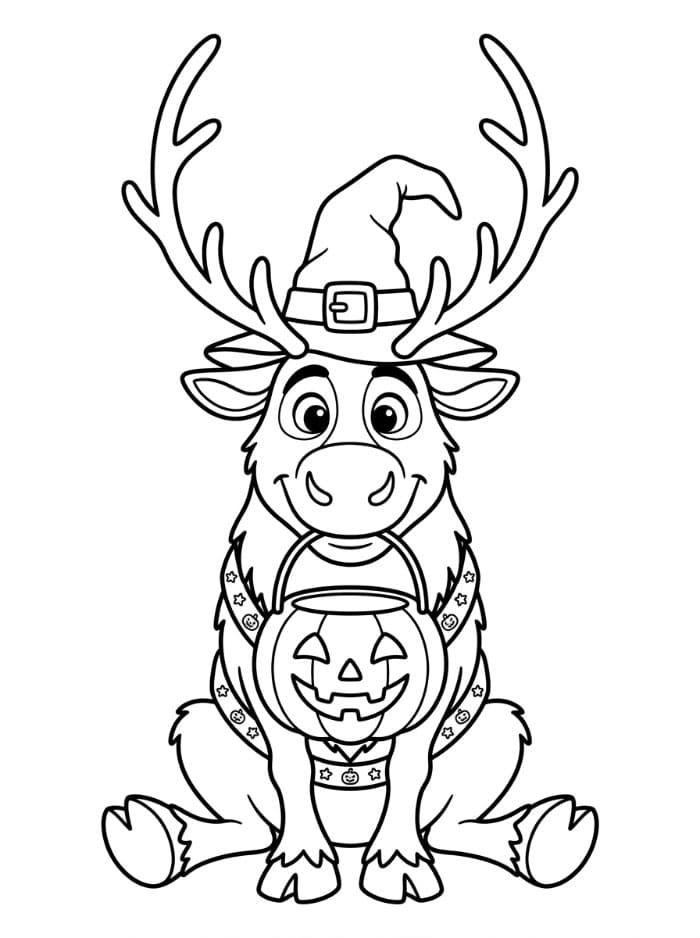 Sven Disney Halloween Tegninger til Farvelægning